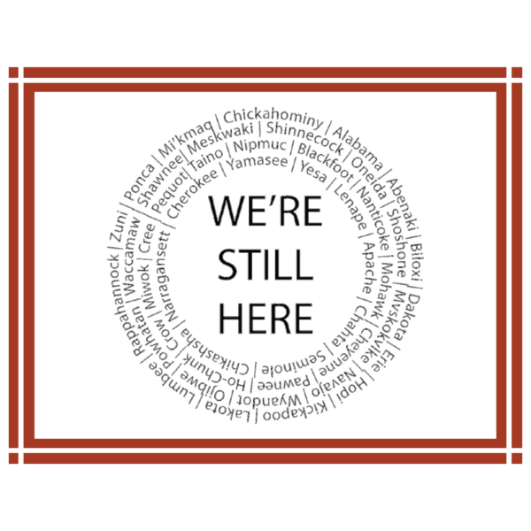 We're Still Here Art Prints by Wayuką́