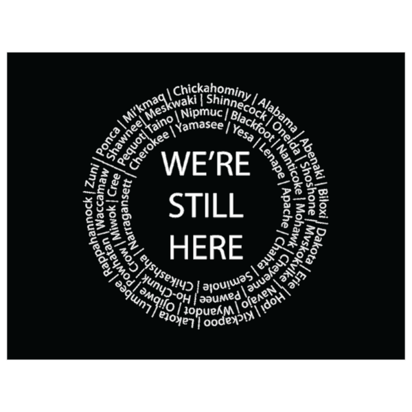 We're Still Here Art Prints by Wayuką́