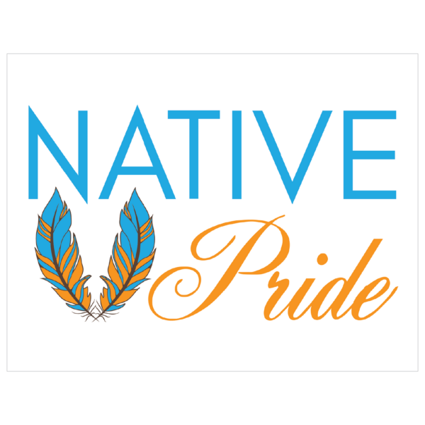 Native Pride Feather Art Prints by Wayuką́