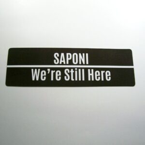 Saponi We're Still Here Black Bookmark by Wayuką́