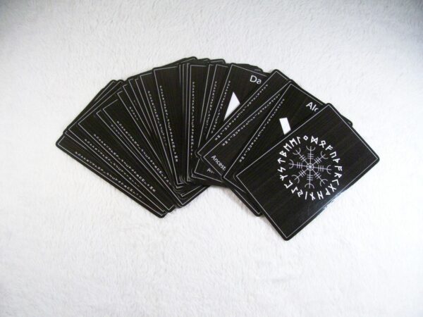 Black Grunge Rune Cards by Wayuką́