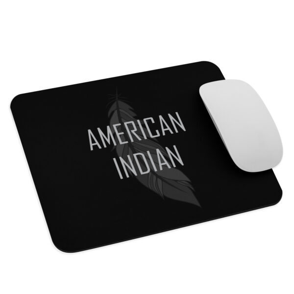 American Indian Feather Mouse Pad by Wayuką́