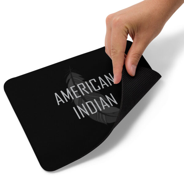 American Indian Feather Mouse Pad by Wayuką́