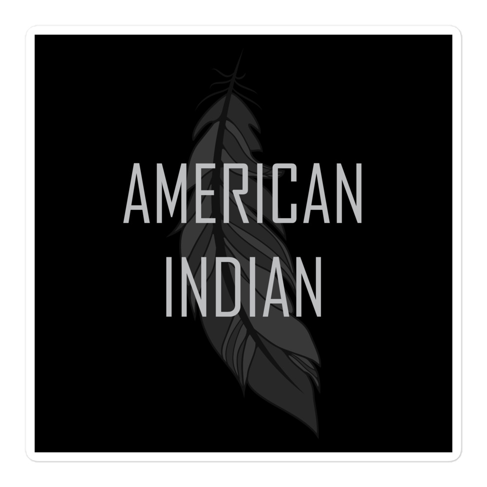 American Indian Feather Stickers by Wayuką́