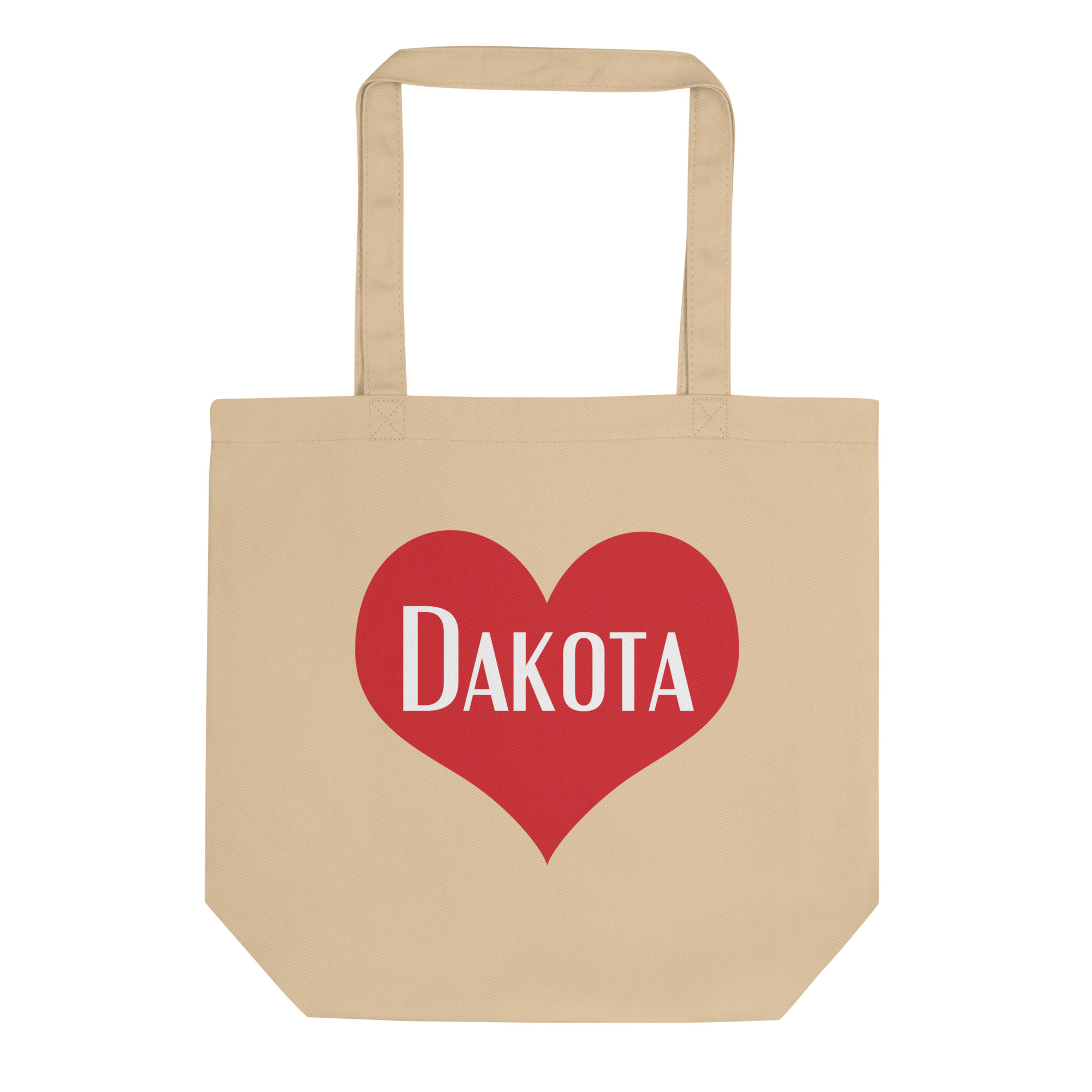 Dakota Heart Eco Tote Bag by Wayuką́