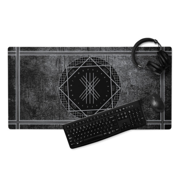 Seidr Galdr Web of Wyrd Gaming Mouse Pad by Wayuką́