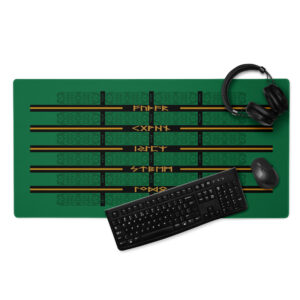 Celtic Runes 1 Gaming Mouse Pad by Wayuką́