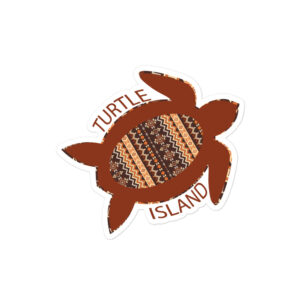 Turtle Island 2 Stickers by Wayuką́