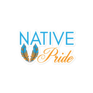 Native Pride Feathers Stickers by Wayuką́