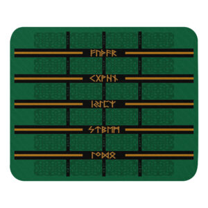 Celtic Runes 1 Mouse Pad by Wayuką́