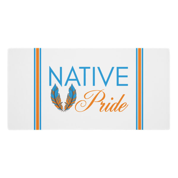 Native Pride Feathers 1 Gaming Mouse Pad by Wayuką́