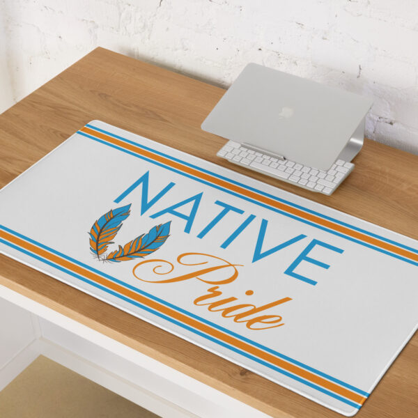 Native Pride Feathers 2 Gaming Mouse Pad by Wayuką́