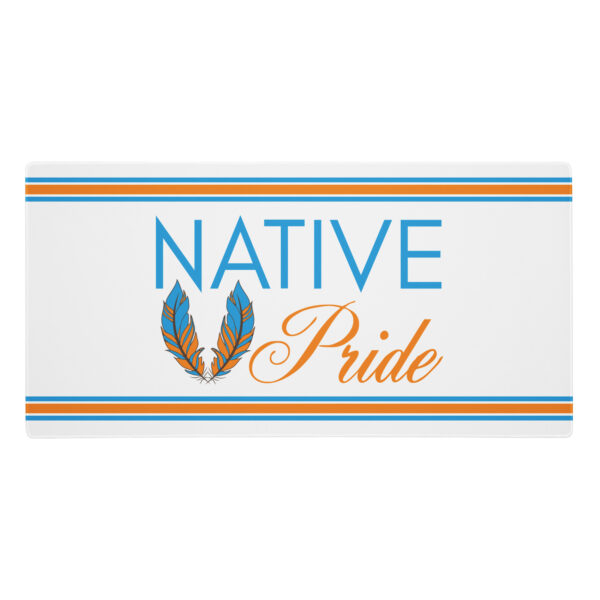 Native Pride Feathers 2 Gaming Mouse Pad by Wayuką́