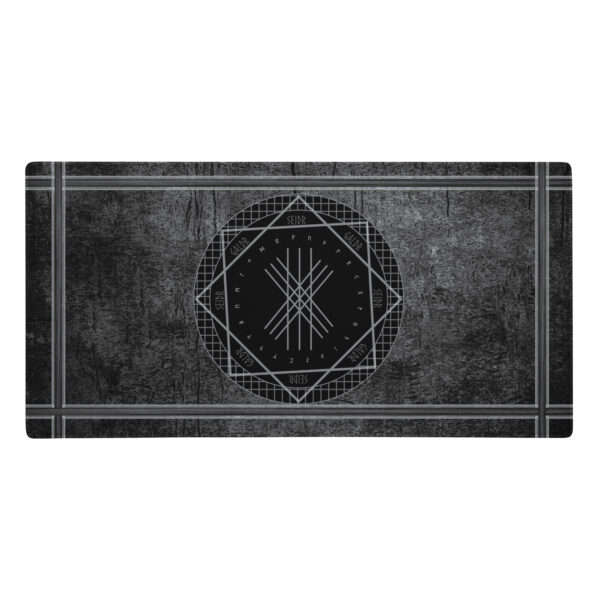 Seidr Galdr Web of Wyrd Gaming Mouse Pad by Wayuką́