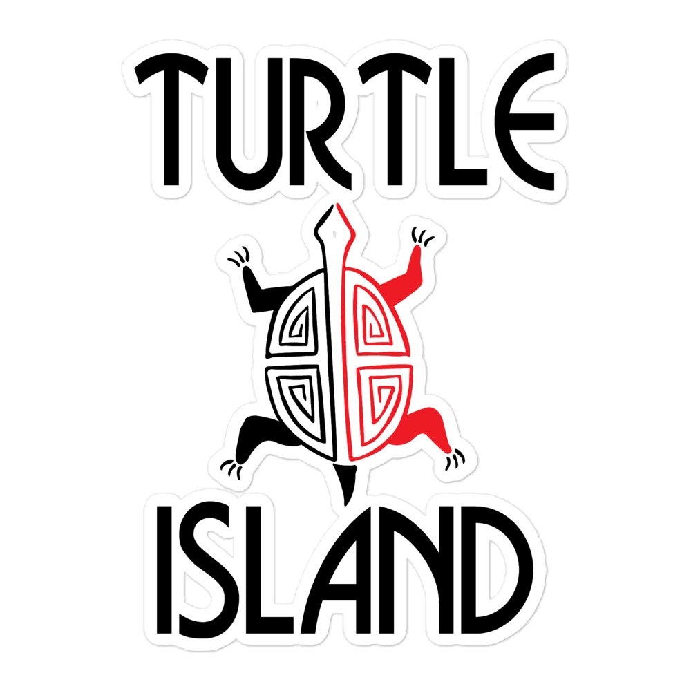 Turtle Island 1 Stickers by Wayuką́