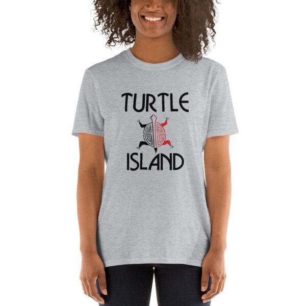 Turtle Island Unisex T-shirts by Wayuką́