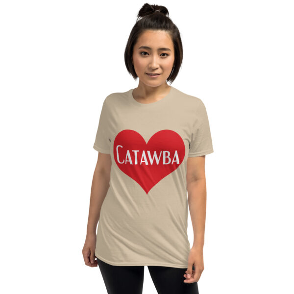 Catawba Heart Unisex T-shirt by Wayuką́