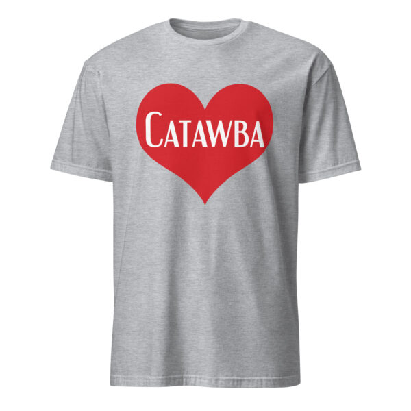 Sport Grey Catawba Heart Unisex T-shirt by Wayuką́