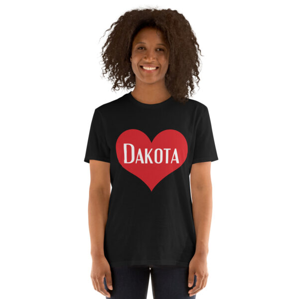 Dakota Heart Unisex T-shirt by Wayuką́