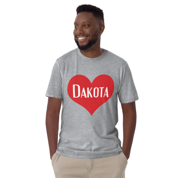 Dakota Heart Unisex T-shirt by Wayuką́