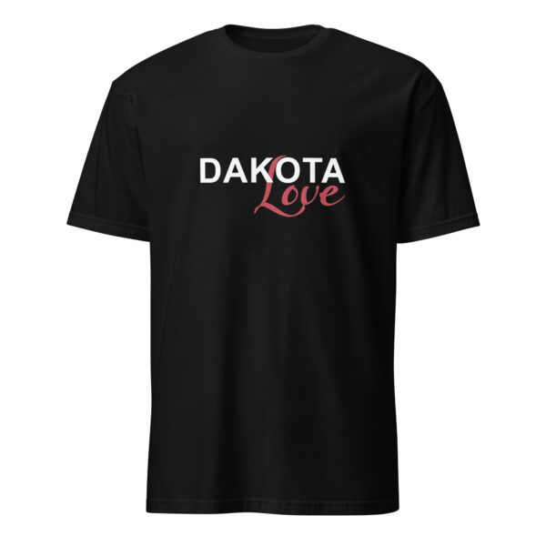 Black Dakota Love Unisex T-shirt by Wayuką́