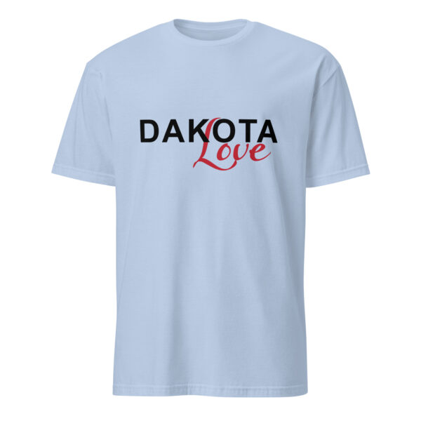 Light Blue Dakota Love Unisex T-shirt by Wayuką́