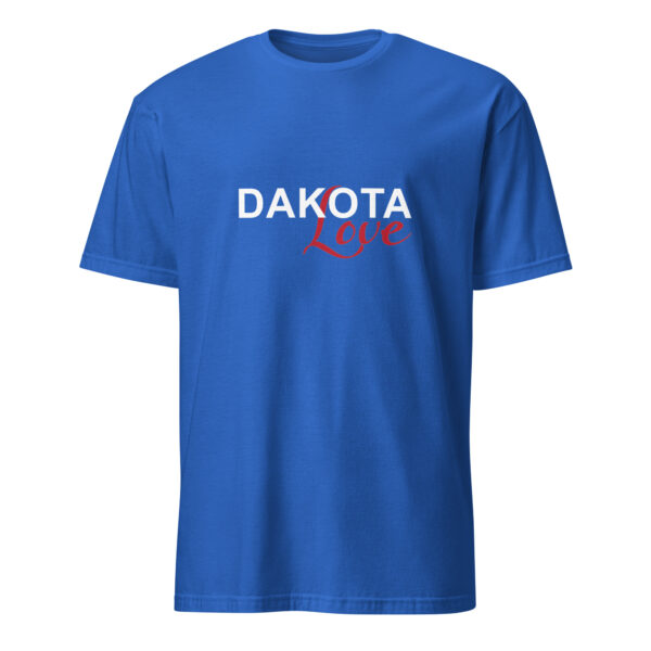 Royal Blue Dakota Love Unisex T-shirt by Wayuką́