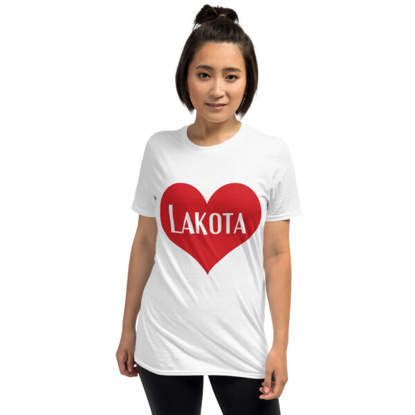 Lakota Heart Unisex T-shirt by Wayuką́