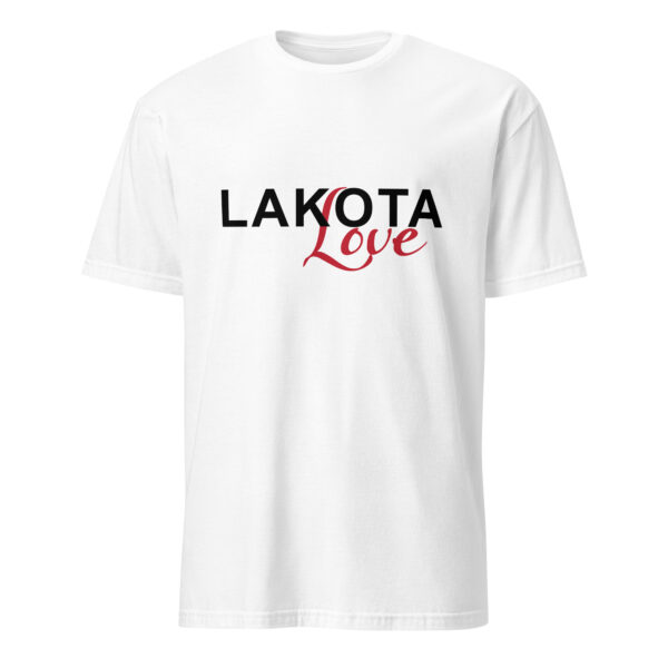 White Lakota Love Unisex T-shirt by Wayuką́