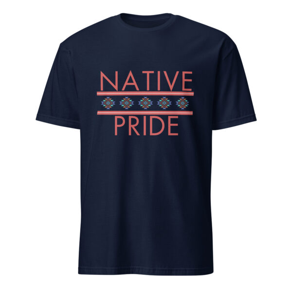 Navy Native Pride 1 Unisex T-shirt by Wayuką́