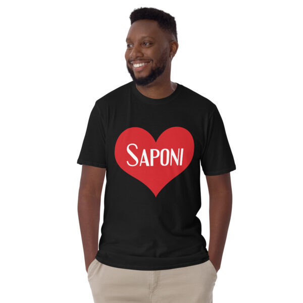 Saponi Heart Unisex T-shirt by Wayuką́