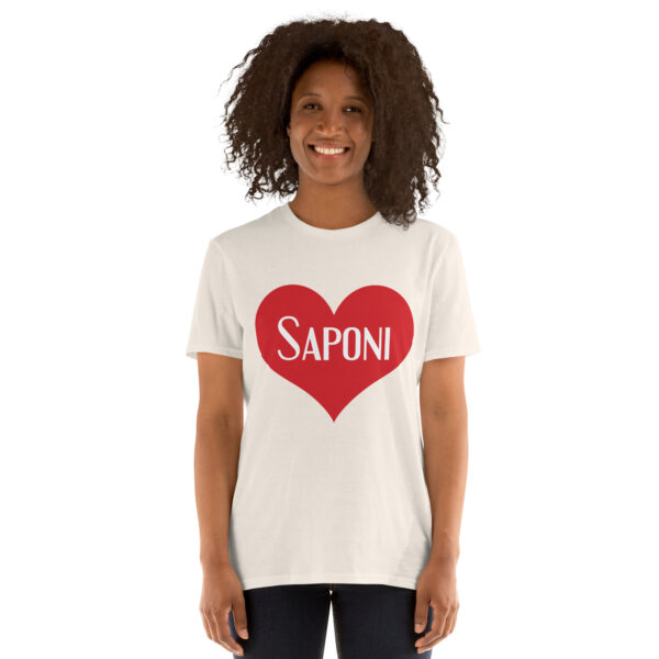 Saponi Heart Unisex T-shirt by Wayuką́