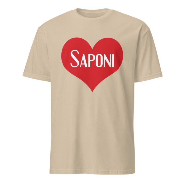 Sand Saponi Heart Unisex T-shirt by Wayuką́