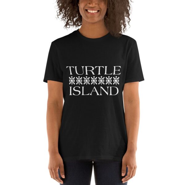 Turtle Island 4 Unisex T-shirts by Wayuką́