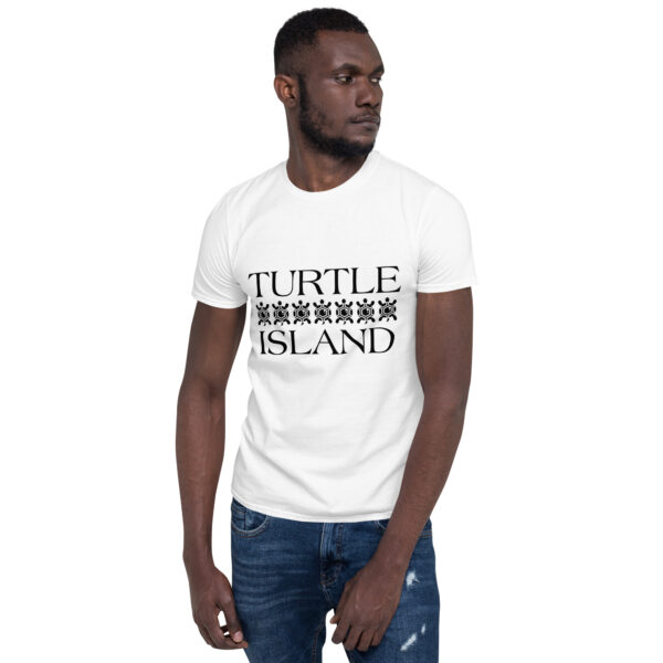 Turtle Island 4 Unisex T-shirts by Wayuką́