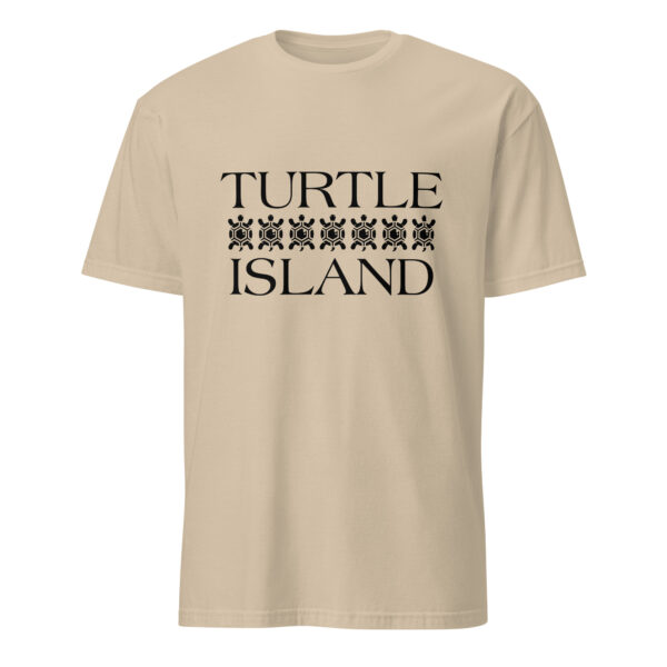 Sand Turtle Island 4 Unisex T-shirts by Wayuką́