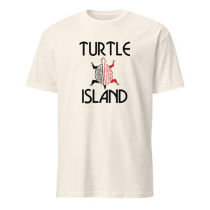 Natural Turtle Island Unisex T-shirts by Wayuką́