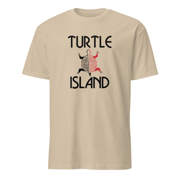 Sand Turtle Island Unisex T-shirts by Wayuką́