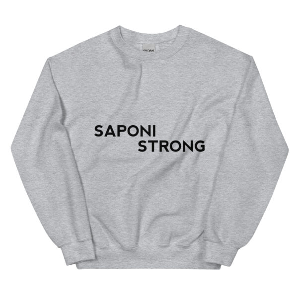 Sport Grey Saponi Strong Unisex Sweatshirt by Wayuką́