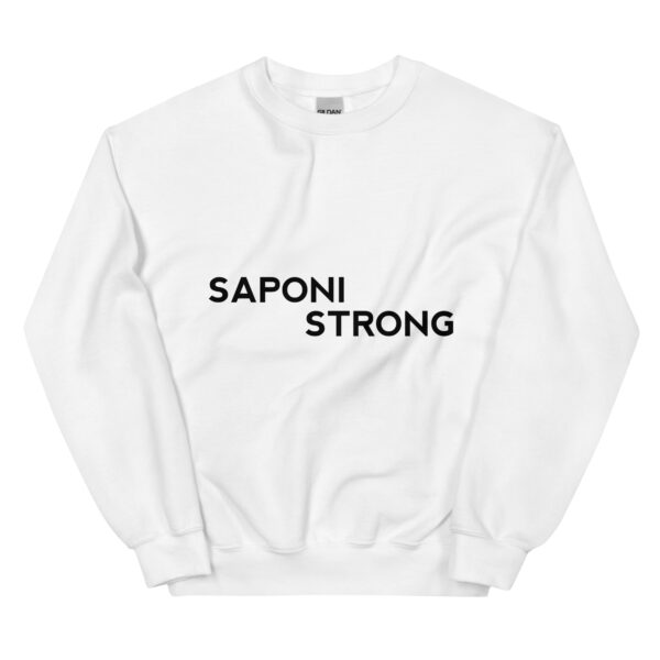 White Saponi Strong Unisex Sweatshirt by Wayuką́