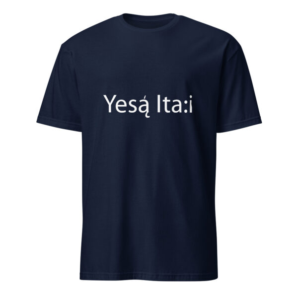 Navy Yesa Ita:i Unisex T-shirt by Wayuką́