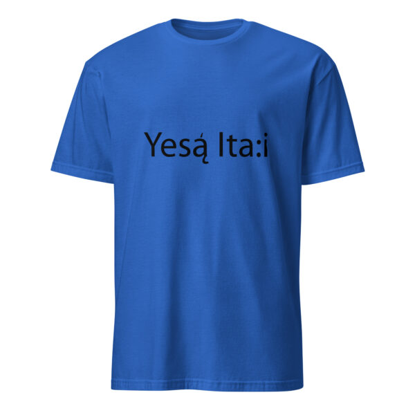 Royal Blue Yesa Ita:i Unisex T-shirt by Wayuką́