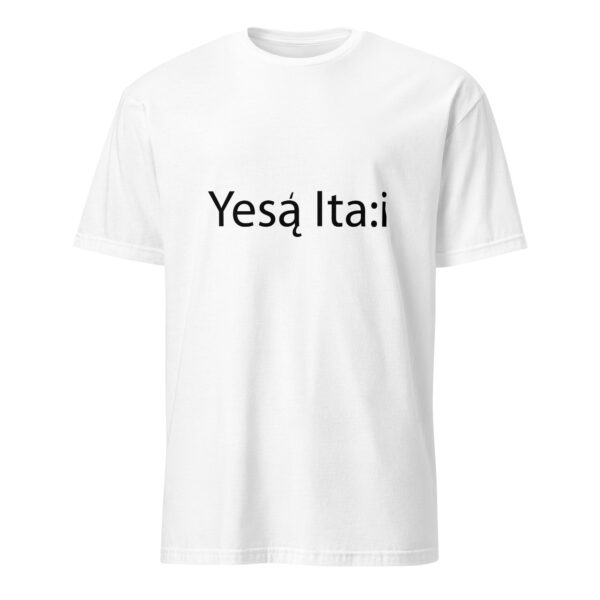 White Yesa Ita:i Unisex T-shirt by Wayuką́